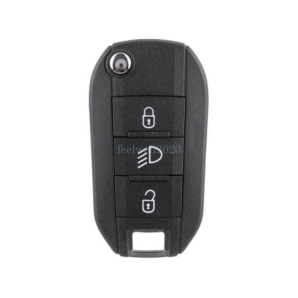 3 Button Remote Key Fob for Citroen C3 Dispatch C4 Cactus Berlingo 2017 - 2019