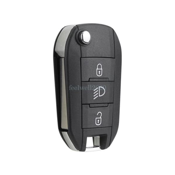 3 Button Remote Key Fob for Citroen C3 Dispatch C4 Cactus Berlingo 2017 - 2019