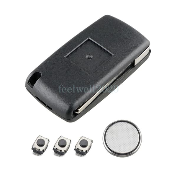 For Peugeot 407 308 307 207 CC SW 3 Button Key Fob Case Battery Repair CE0523