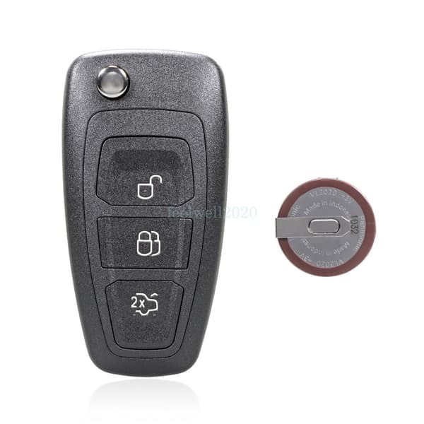 Replacement Flip Key Case For Ford Focus MK3 2011-2018 Remote Fob Cover 3 Button