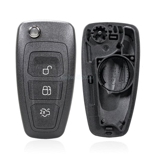 Replacement Flip Key Case For Ford Focus MK3 2011-2018 Remote Fob Cover 3 Button