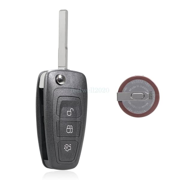 Replacement Flip Key Case For Ford Focus MK3 2011-2018 Remote Fob Cover 3 Button