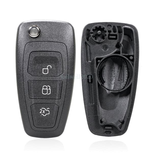 For Ford Transit Custom Remote Key Fob Case Repair Kit + Battery VL2020 3 Button