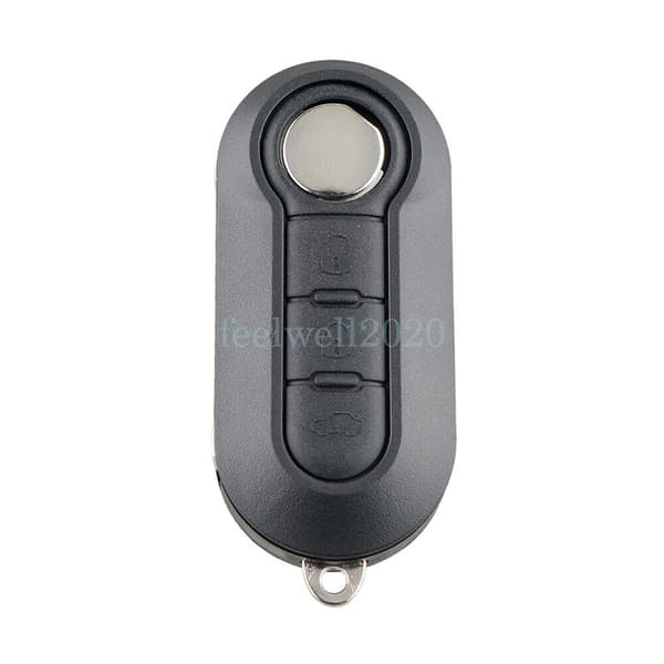 3 Button Key Case Flip Blade For Fiat 500 Panda Punto Bravo Ducato Abarth Dodge