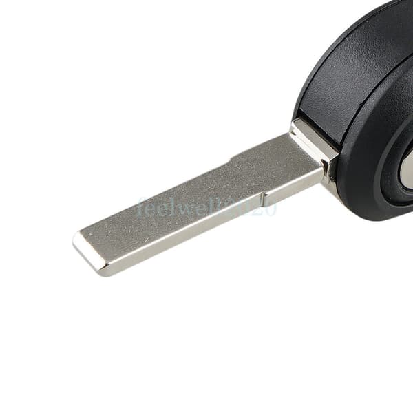 3 Button Key Case Flip Blade For Fiat 500 Panda Punto Bravo Ducato Abarth Dodge
