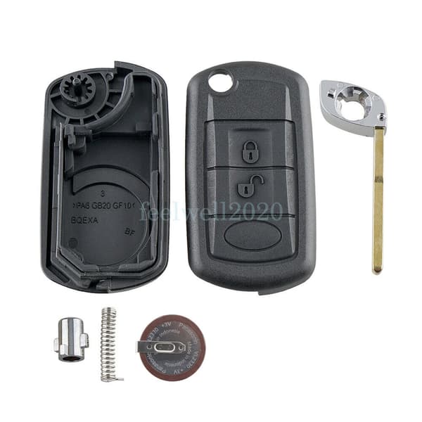 Flip Key Shell Case Fob For Land Rover Range Rover 2005 2006 2007 2008 2009 2010