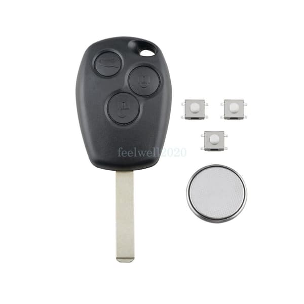 For Nissan Primastar NV300 NV400 Van 3 Button Car Remote Key Fob Case Repair Kit
