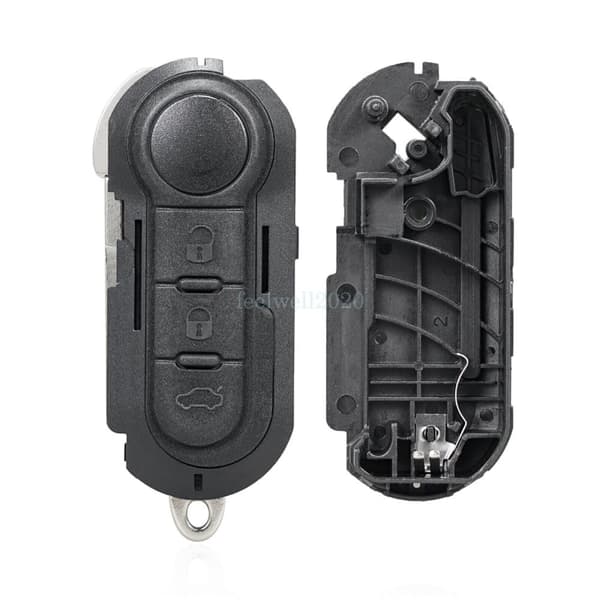 3 Button Remote Key Fob Case Cover For Fiat 500 Bravo Doblo Croma Ducato Panda