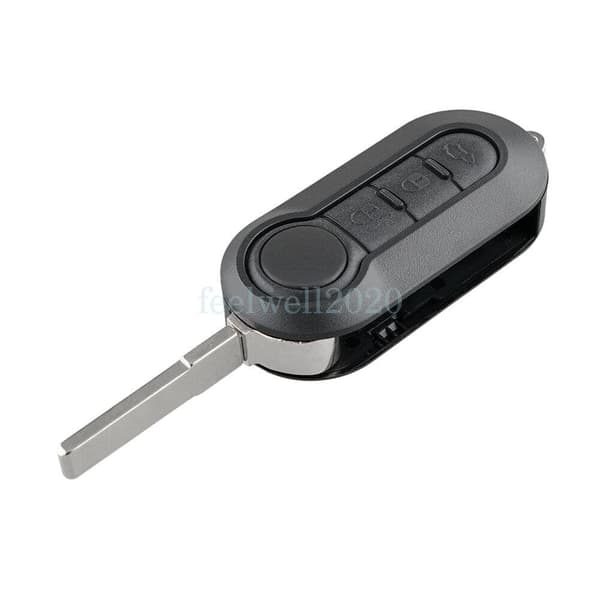 3 Button Remote Key Fob Case Cover For Fiat 500 Bravo Doblo Croma Ducato Panda