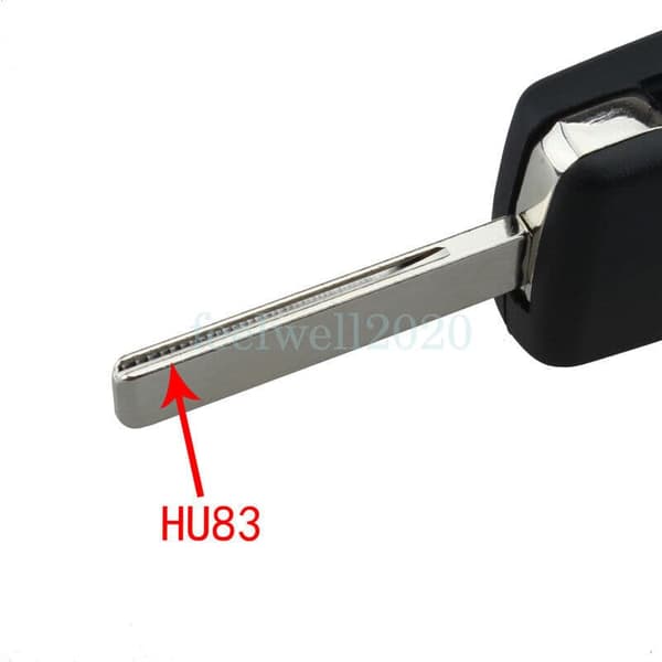 2 Button Key Fob Case + Battery For Peugeot 207 307 308 407 3008 5008 HU83 Blade