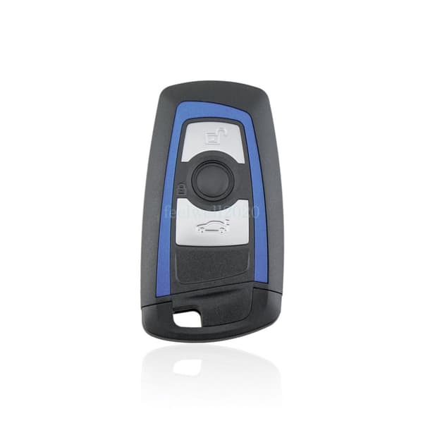 For BMW 1 2 3 4 SERIES F20 F22 F30 F31 F32 433Mhz 3 Button Blue Remote Key FOB
