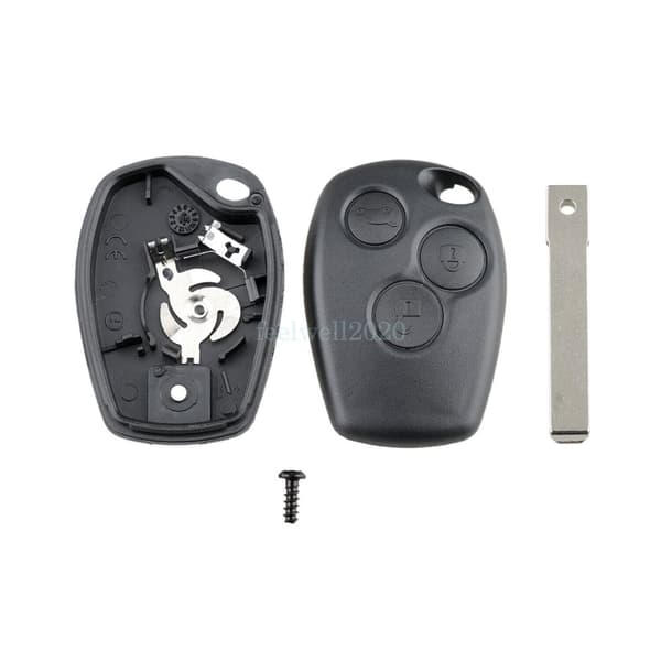 For Renault Clio Modus Kangoo Vauxhall Movano Vivaro Key Fob Case Shell 3 Button