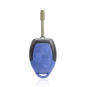 For Ford Transit Connect MK7 Blue 3 Button Remote Key Fob Case Shell + Blade