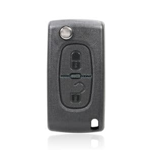 For Peugeot Expert 207 307 308 807 3008 5008 2 Button Flip Key Fob Case Battery