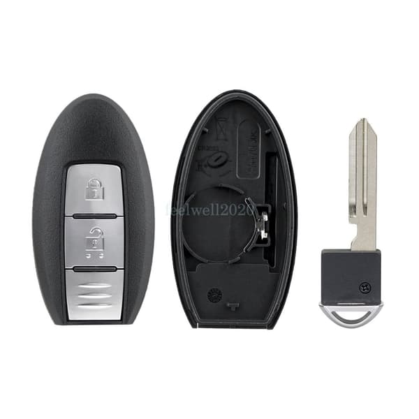2 Button Entry Keyless Remote Key Fob Case + Blade For Nissan Qashqai 201 -2017