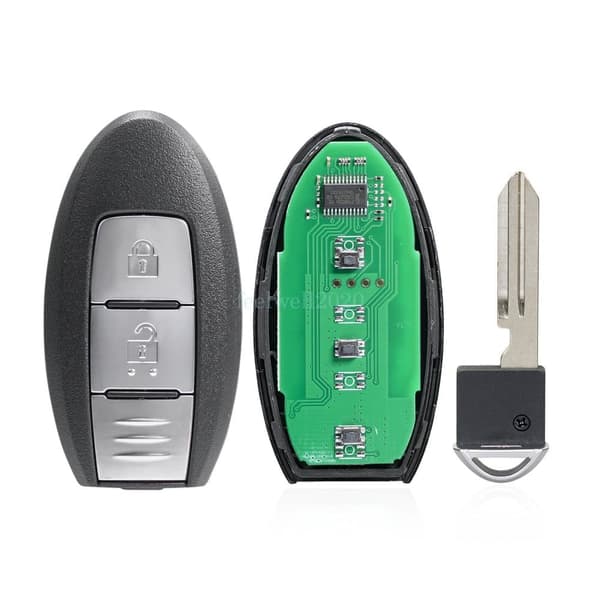 2 Button Smart Remote Key Fob 433Mhz ID46 For Nissan Cube Micra Navara Juke 2012