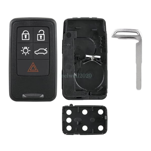 5 Button Remote Key Fob Case For Volvo V40 S60 V60 XC60 V70 XC70 S80 2007 - 2020