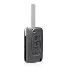 Flip Car Key Case Shell Battery For Citroen C2 C3 C4 C5 C6 C8 Picasso Remote Fob
