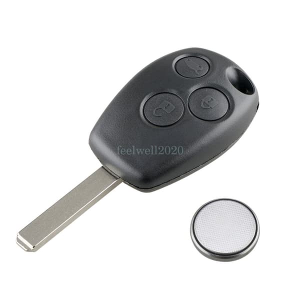 For Nissan Primastar NV300 NV400 Van 3 Button Car Key Fob Case Cover + Battery