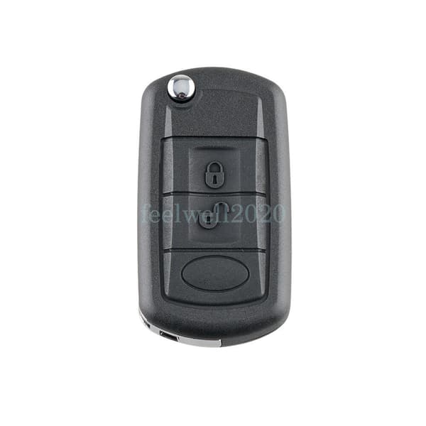 For Land Rover Discovery 2005 2006 2007 2008 2009 3 Button Flip Car Key Fob Case