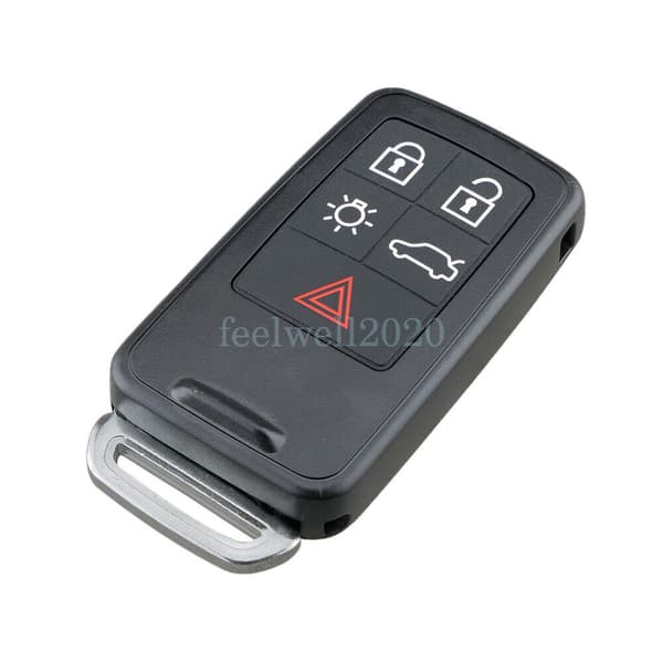 For Volvo V40 S60 V60 S80 XC60 XC70 V70 2007 - 2016 5 Button Remote Key Fob Case