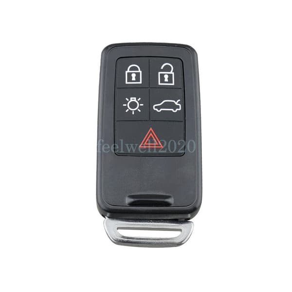 For Volvo V40 S60 V60 S80 XC60 XC70 V70 2007 - 2016 5 Button Remote Key Fob Case