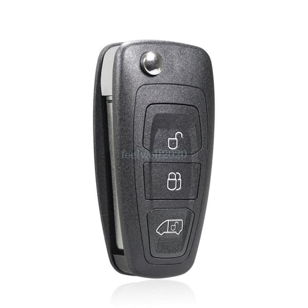 433Mhz 3 Button Remote Flip Key Fob ID63 For Ford Transit Custom 2014 - 2016 Van