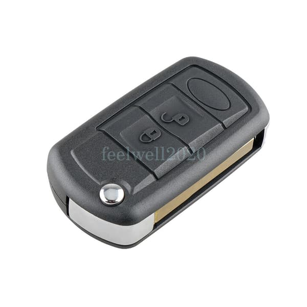 3 Button Remote Flip Key Case Fob Shell For Land Rover Discovery 3 Range Rover