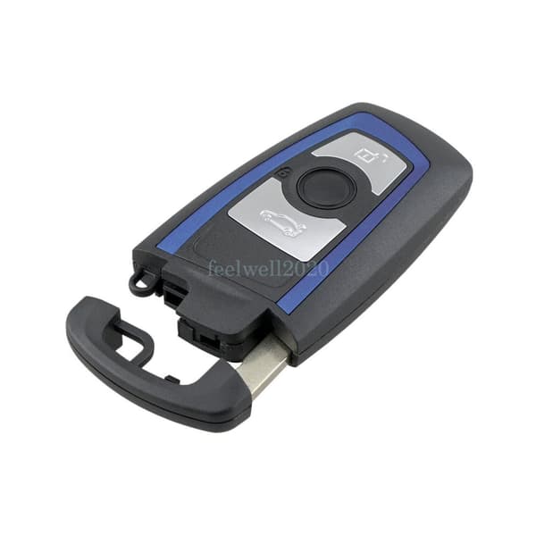 Blue Remote Key Fob Case Cover Blade For BMW 1 2 3 4 SERIES F20 F22 F30 F31 F32