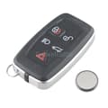Miniatyrbilde 4 av 4: 5 Button Car Key Fob Case For Land Rover Range Rover Evoque Sport LR4 + Battery