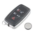 Miniatyrbilde 1 av 4: 5 Button Car Key Fob Case For Land Rover Range Rover Evoque Sport LR4 + Battery