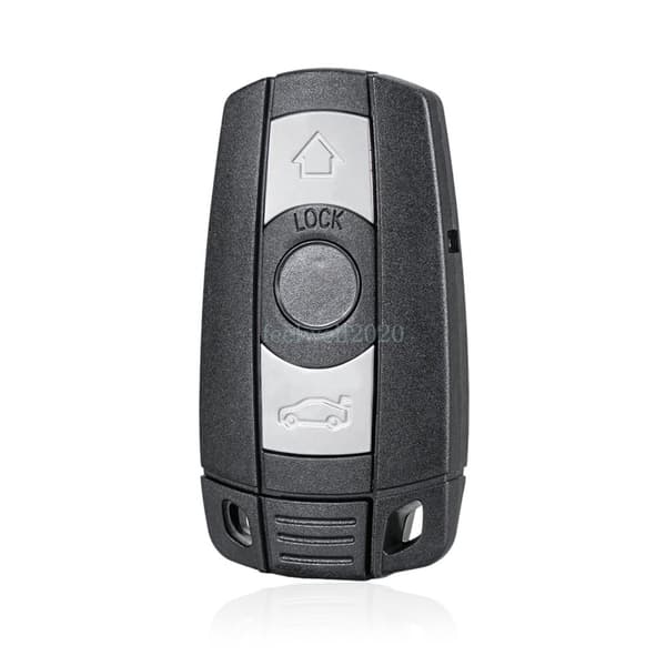 3 Button Key Fob Case + LIR2025 Battery For BMW 1 3 5 6 Series X1 X5 X6 Z4 E90