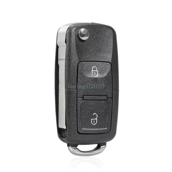 2 Button Remote Flip Key Case For VW Volkswagen Golf MK4 Bora T5 Polo Remote Fob