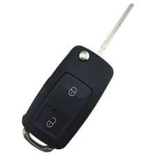 2 Button Remote Flip Key Case For VW Volkswagen Golf MK4 Bora T5 Polo Remote Fob
