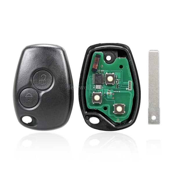 2Button Car Remote Key Fob 433Mhz 4A Chip For Renault Trafic 2014 2015 2016 2017