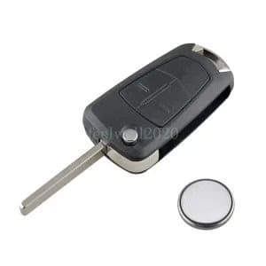 For Vauxhall Opel Corsa Astra Zafira 2 Button Remote Key Fob Shell Case + Blade