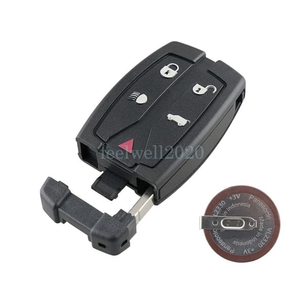 For Land Rover Freelander 2 2006-2014 Smart Car Key Fob Case 5Button Replacement