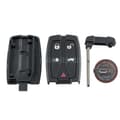 Pikkukuva 3 / 6: 5 Button Remote Key Fob Case + Battery Replacement For Land Rover Freelander 2