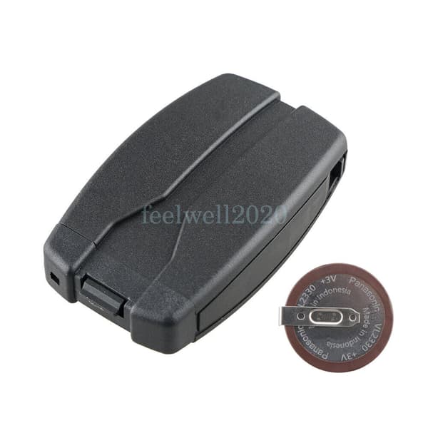 5 Button Remote Key Fob Case + Battery Replacement For Land Rover Freelander 2