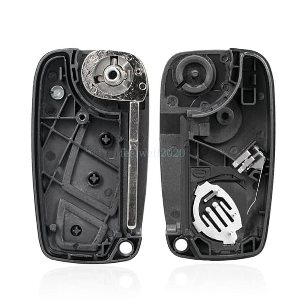 3 Button Flip Key Case Shell Blade For Fiat Panda Idea Punto Stilo Ducato Brava