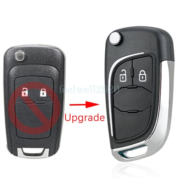 Upgrade For Vauxhall Opel Astra Meriva 2014 2013 2012 2011 Remote Fob Key Case