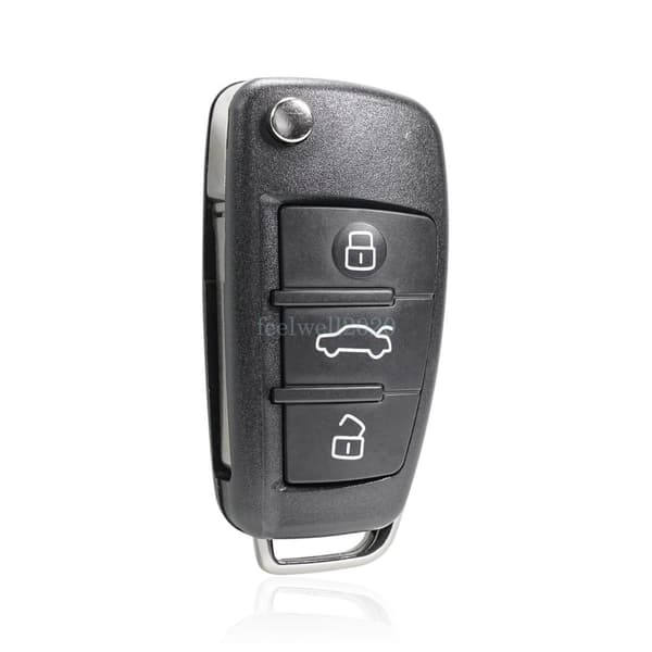434Mhz For Audi A3 S3 A4 S4 TT 3 Button Car Remote Key Fob ID48 Chip 8P0837220D