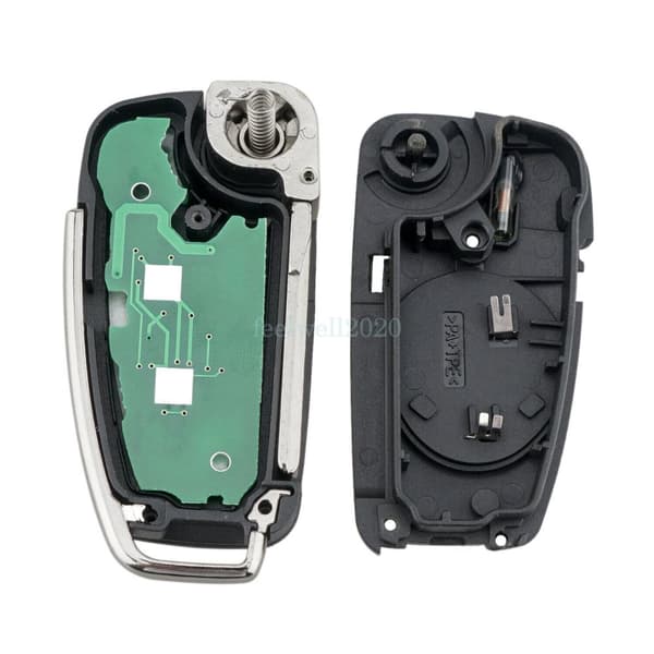 For Audi A3 S3 TT A4 S4 3 Button Flip Remote Key Fob ID48 Chip 434MHz 8P0837220D