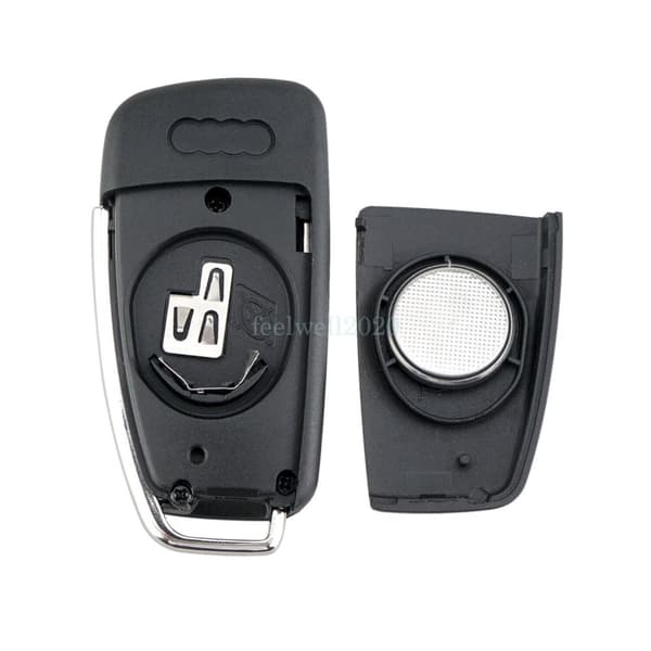 For Audi A3 S3 TT A4 S4 3 Button Flip Remote Key Fob ID48 Chip 434MHz 8P0837220D