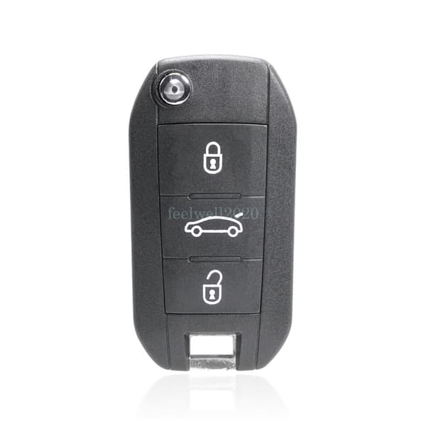 For Citroen C4 Cactus Peugeot 208 308 508 3Button Remote Fob Car Key 433Mhz ID46