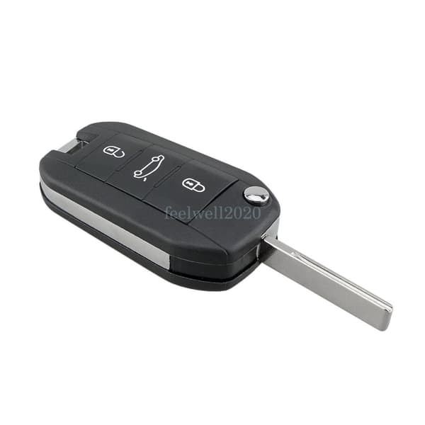 For Citroen C4 Cactus Peugeot 208 308 508 3Button Remote Fob Car Key 433Mhz ID46