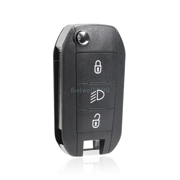 3 Button Key Remote Fob 433Mhz ID46 Chip For Peugeot 208 308 2008 3008 408 508