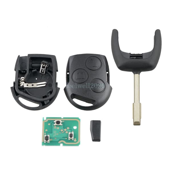 For Ford Fiesta Fusion Transit Connect Remote Key Fob 4D63 Chip 3 Button 433Mhz