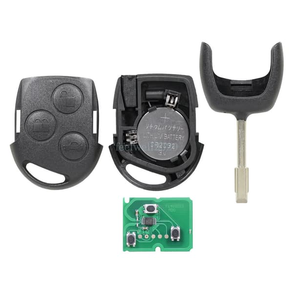 For Ford Fiesta Fusion Transit Connect Remote Key Fob 4D63 Chip 3 Button 433Mhz