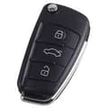 Miniatyrbilde 1 av 7: For AUDI A3 A4 A6 A8 TT Q7 S6 QUATTRO 3 Button Flip Remote Key Case Cover Fob
